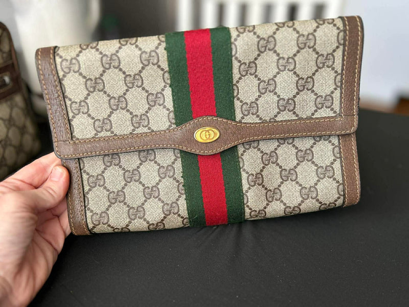 Vintage Gucci Ophidia clutch